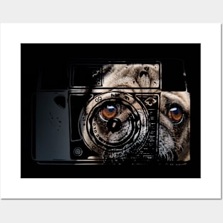 Bulldog Retro Camera Posters and Art